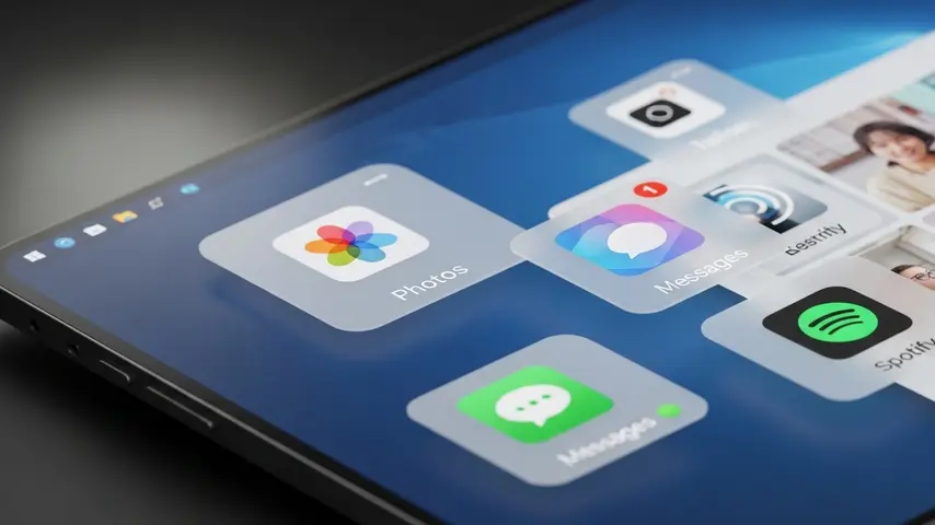 Transform Your PC: Best Android Themes for Windows in 2026 2 An abstract AI-generated wallpaper design inspired by the best Android themes for Windows customization aesthetic.