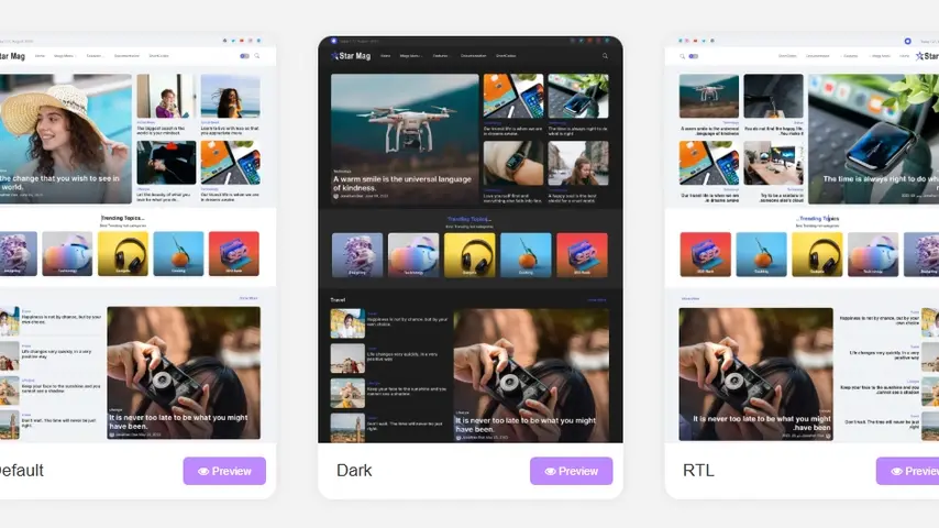 Star Mag Review: The Best Blogger Responsive Theme for Magazines (2026) 3 demo blogger responsive theme
