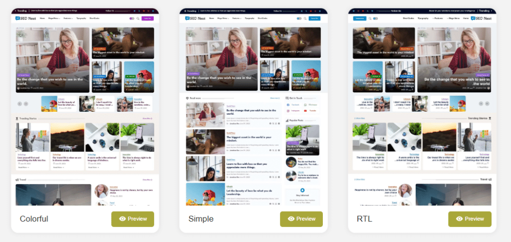 SEO Next: Best Theme Blogger Premium for High Revenue (2026 Review) 2 Preview Demo 1 SEO Next : Theme Premium Blogger