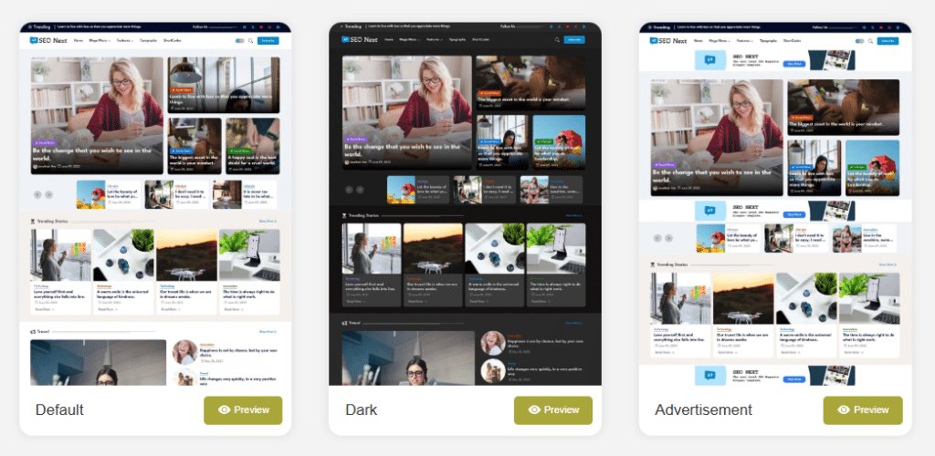 SEO Next: Best Theme Blogger Premium for High Revenue (2026 Review) 3 Demo 2 SEO Next : Theme Blogger Premium