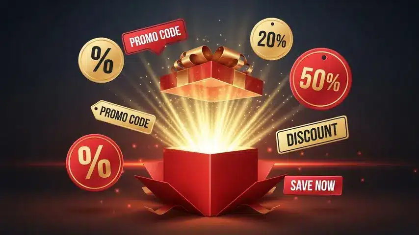 VidIQ vs TubeBuddy 2026 — Honest Comparison After Using Both for 2 Years 3 Exclusive VidIQ discount promo code offer with gift box and savings badges for VidIQ vs TubeBuddy readers