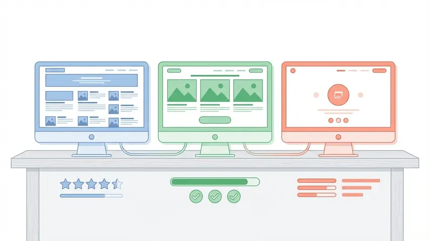 How to Create a Website for Business Free – Honest Guide 2 Free website builder comparison showing three platforms side by side for creating a business website